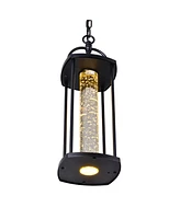 Cwi Lighting 19.7" Metal Greenwood Led Outdoor Pendant