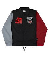 The Museum Men's x D.c. United Black Full-Snap Coaches Jacket