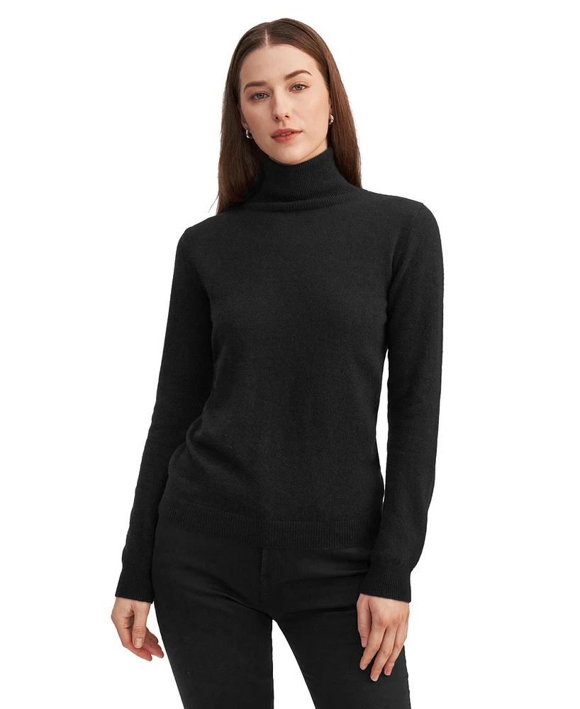 Lilysilk Women's Pure Cashmere Turtleneck Sweater For Women