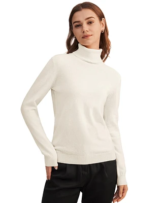 Lilysilk Women's Pure Cashmere Turtleneck Sweater For Women