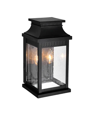 Cwi Lighting 14" Metal Milford 2 Light Outdoor Wall Lantern