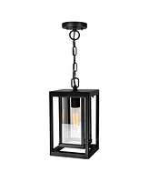 Cwi Lighting 13.2" Metal Mulvane 1 Light Outdoor Hanging Light