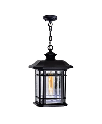 Cwi Lighting 15" Metal Blackburn 1 Light Outdoor Pendant