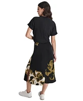 Dkny Women's T-Shirt Midi Dress