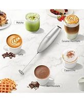 Handheld Milk Frother for Coffee with Upgraded Titanium Motor (No Stand)