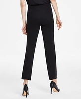 Anne Klein Women's Hollywood-Waist Pull-On Ankle Pants