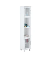 Costway 71" Bathroom Tall Tower Storage Cabinet Organizer Display Shelves Bedroom