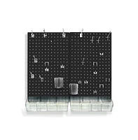 Azar Displays 70-Piece Pegboard Organizer Kit (2- 13.5" x 22")