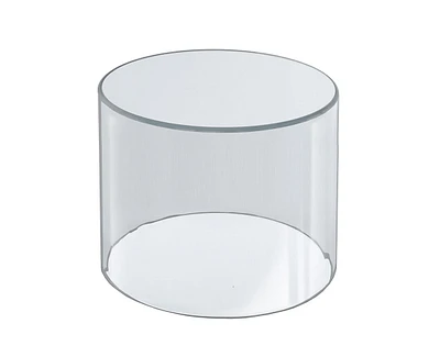 Azar Displays Clear Acrylic Cylinder, Plastic Round Container and Riser, 10"W x 10"H, Gift Shop