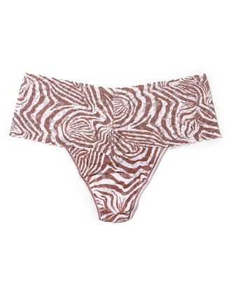 Hanky Panky Printed Plus Retro Thong Underwear