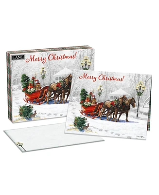 Lang Sleigh Bells Ring Boxed Cards