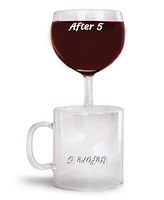 Big Mouth Inc The Before After 5 Wine/Coffee Glass