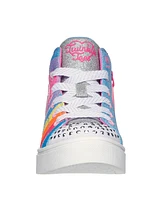 Skechers Little Girl's Twinkle Toes: Hearts - Heart Pop Light Up Casual Sneakers from Finish Line