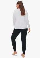 ellos Plus Knit Jogger Sleep Pants