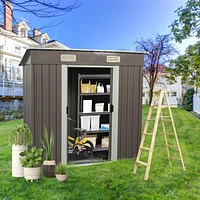 6FT X 4FT Outdoor Metal Storage Shed