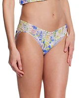 Hanky Panky Printed Signature Lace V-Kini Underwear