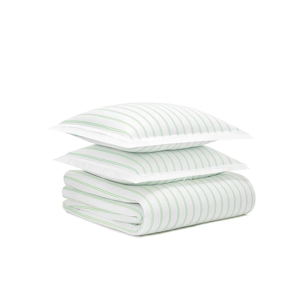 Standard Textile Home Percale Duvet Set, Twin/Twin Xl, White