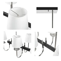 Fairmount 8-Light Traditional Chandelier With Drum Shades