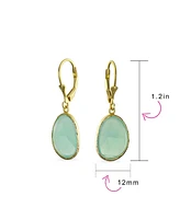 Bling Jewelry Elegant Soft Pink Dangle Earrings Double Round Teardrop