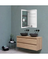 Streamdale Furniture 20x36 Single-Door Medicine Cabinet with Mirror