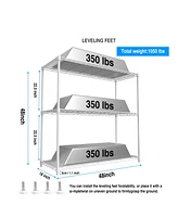 Streamdale Furniture Adjustable Heavy Duty Metal Garage Shelves