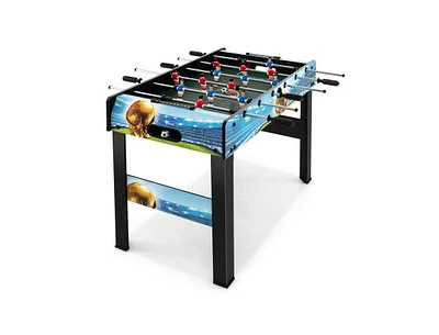 Slickblue 37 Inch Mini Foosball Table with Score Keeper and Removable Legs