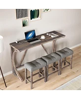 Multifunctional Dining and Game Room Table Set