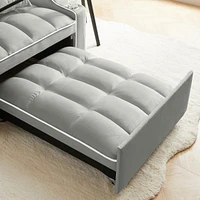 Convertible Sleeper Chair Bed - Grey