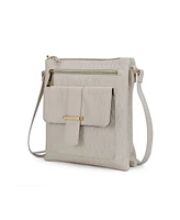 Mkf Collection Janni Signature Embossed Crossbody Bag by Mia K.