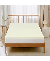 Costway 3'' Bed Mattress Topper Air Cotton for All Night s Comfy Soft Pad