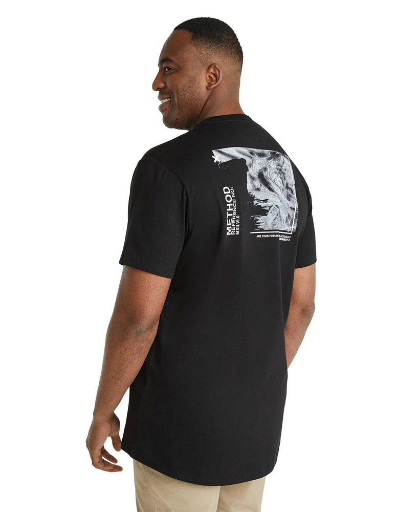 Johnny Bigg Big & Tall Abstract Method Longline Tee