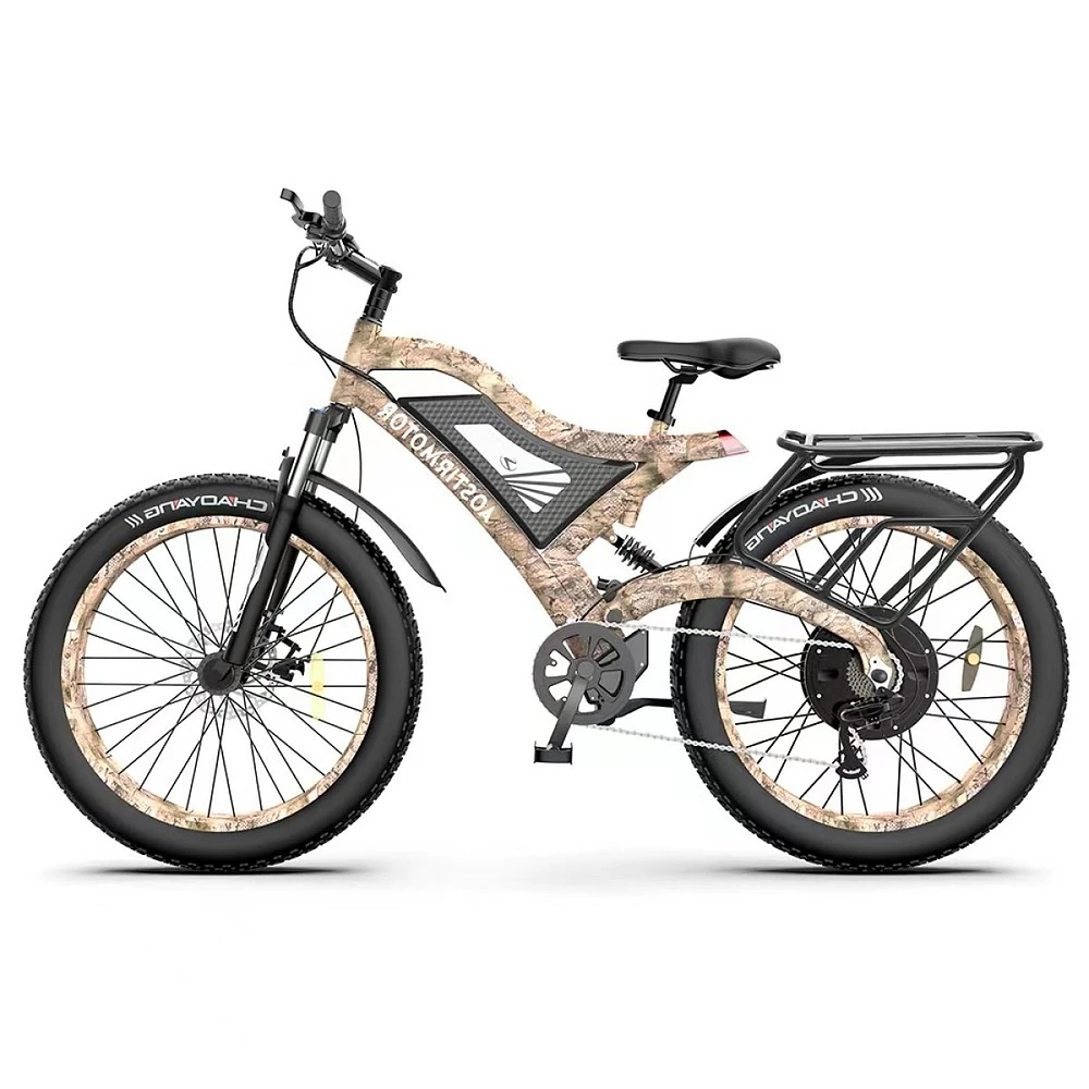 Simplie Fun S18-1500W 26 1500W Electric Bike Fat Tire 48V 15Ah Removable Lithium Battery Mountain Bicycle