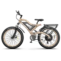 Simplie Fun S18-1500W 26 1500W Electric Bike Fat Tire 48V 15Ah Removable Lithium Battery Mountain Bicycle