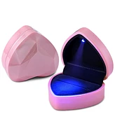 Yescom Heart Shape Led Ring Box Jewelry Wedding Engagement Proposal Brooch Case Pack