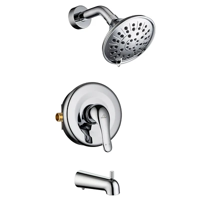 Casainc Bathtub Faucet Set with Tub Spout 4.84in Shower Head