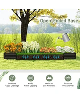 Large Outdoor Metal Planter Box for Vegetable Fruit Herb Flower