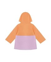 Carter's Baby Girls Baby Hooded Water-Resistant Color Block Raincoat