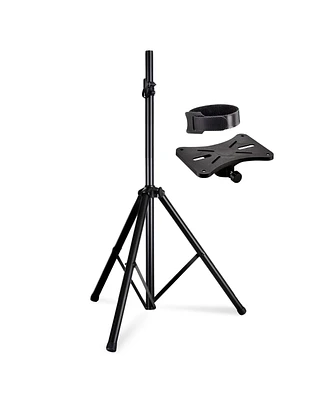 5 Core Speaker Stand Tripod Tall Height Adjustable Dj Light Floor Stands Universal 35mm Pole Mount Pa Studio Monitor Large Subwoofer Support