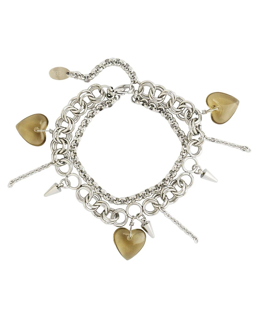 Rebl Jewelry Emory's Heart Bracelet