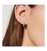 Ana Luisa Pave Huggie Hoops - Suzanne Medium