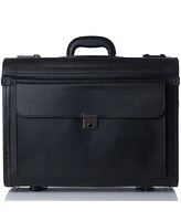 Alpine Swiss 19 Wheeled Briefcase Rolling Case Sales Sample Pilot Lawyer Attache
