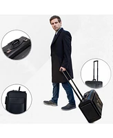Alpine Swiss 19 Wheeled Briefcase Rolling Case Sales Sample Pilot Lawyer Attache