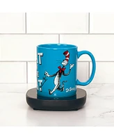 Uncanny Brands Dr. Seuss Cat In The Hat Mug with Warmer– Keeps Your Favorite Beverage Warm - Auto Shut& On/Off