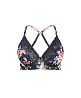 City Chic Women's Florence Contour Print Bra