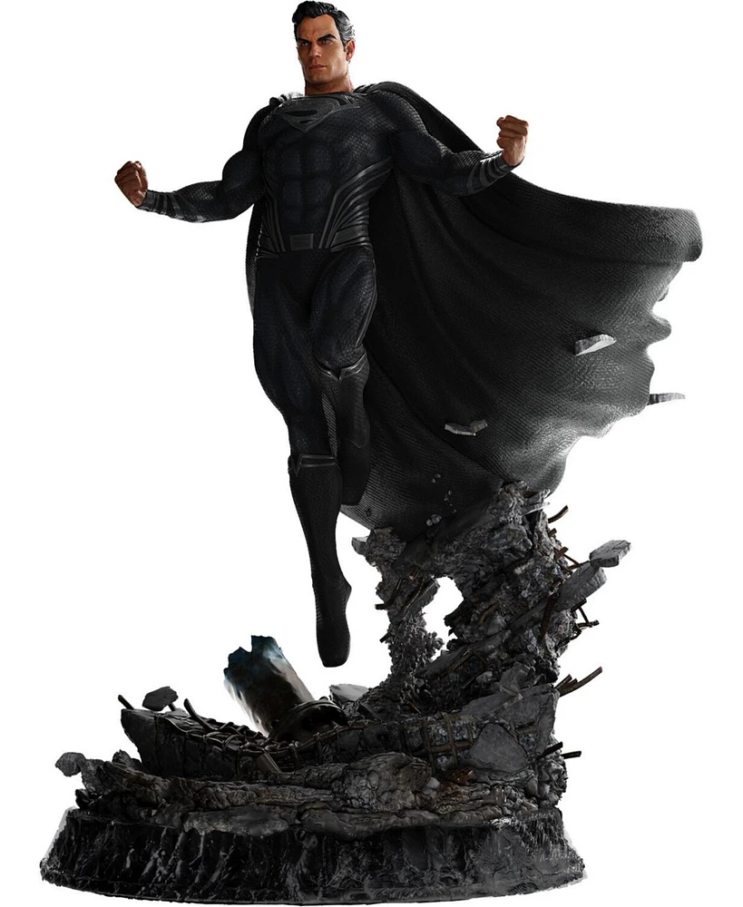 Weta Workshop Limited Edition Polystone - Justice League (Zack Snyder) - Superman - Black Suit - 1:4 Scale Statue