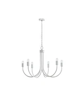 Ellie 6-Light Metal Chandelier