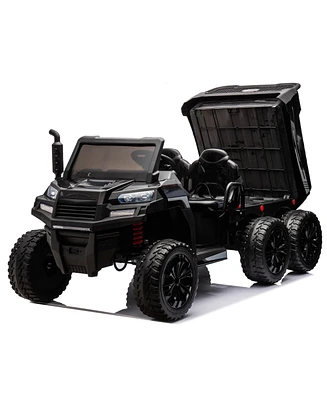 Simplie Fun 24V 2-Seater Utv-xxl Ride On Truck with Dump Bed