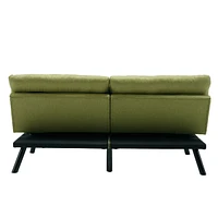 Streamdale Furniture Velvet Sofa, Accent Sofa Loveseat Sofa With Metal Feet
