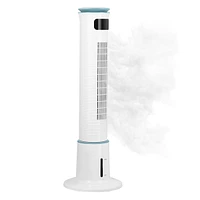 Simple Deluxe Mist Tower Fan, 12 Speeds & 3 Modes Settings Standing Fan, 15 Hour Timing