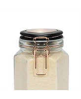 Amici Home Adler Collection Food Safe Hermetic Preserving Glass Canister With Lid & Clippers, Oz